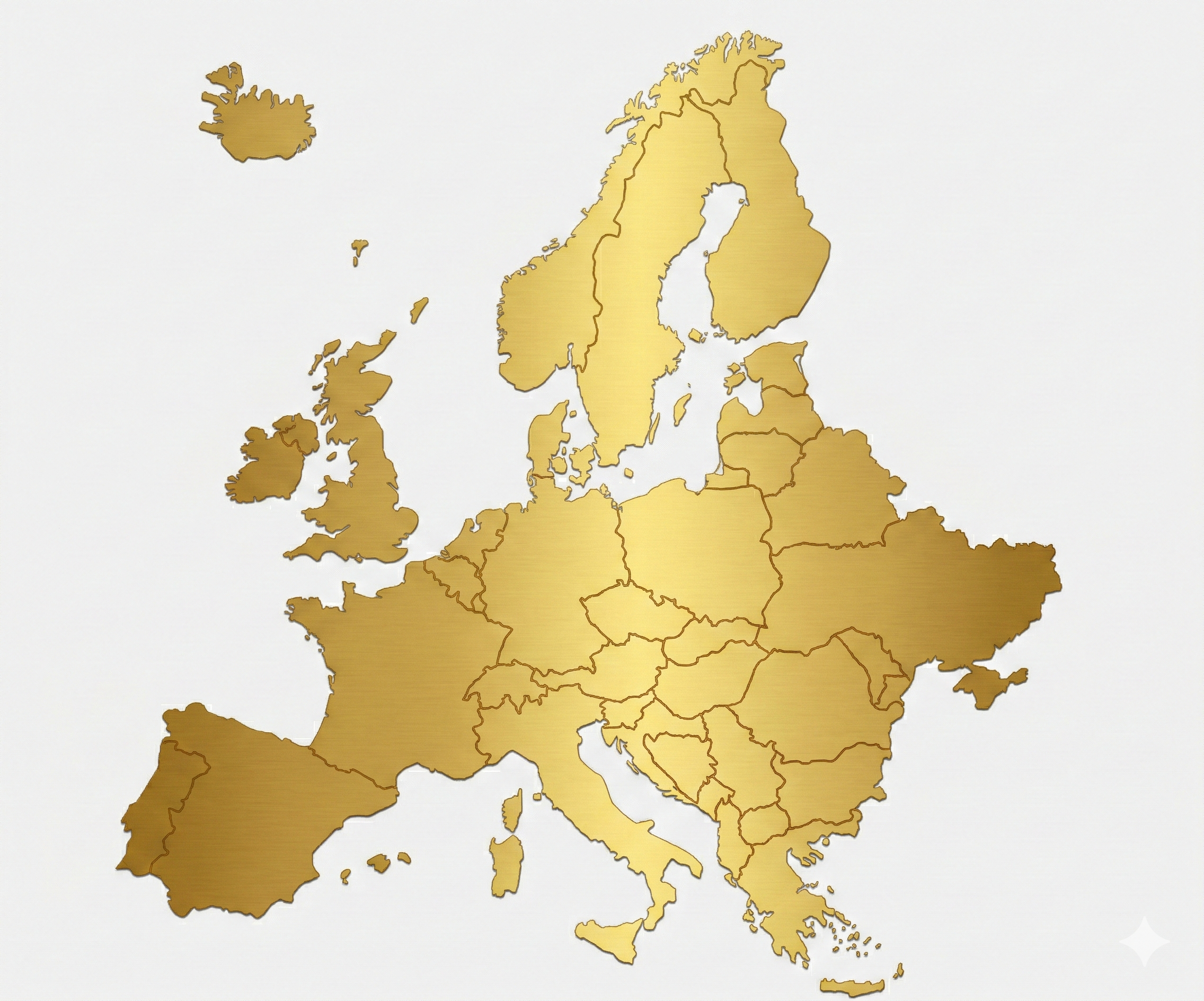 Europe coverage map